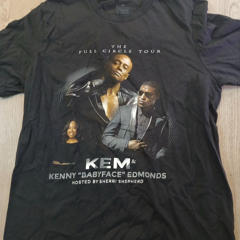 Black KEM & Kenny 'Babyface' Edmonds Tour T-Shirt